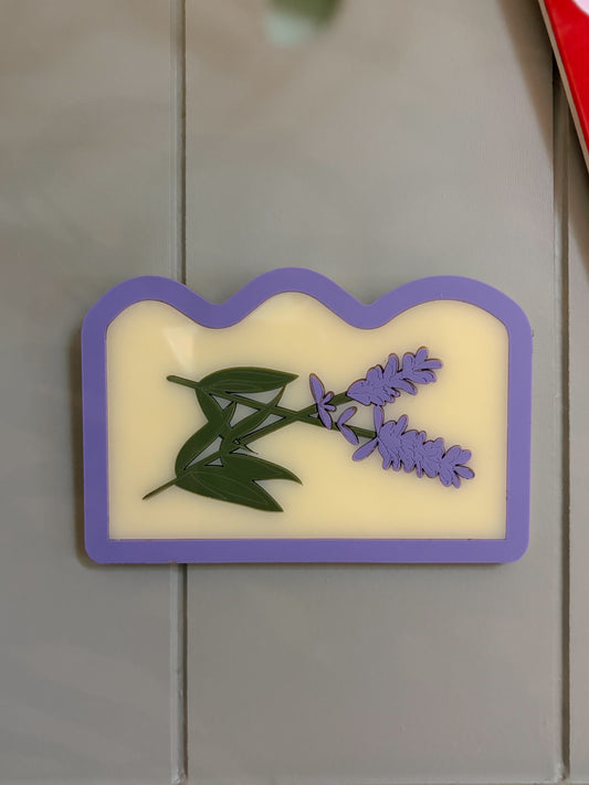 Lavender soap wall art- Throne of glass