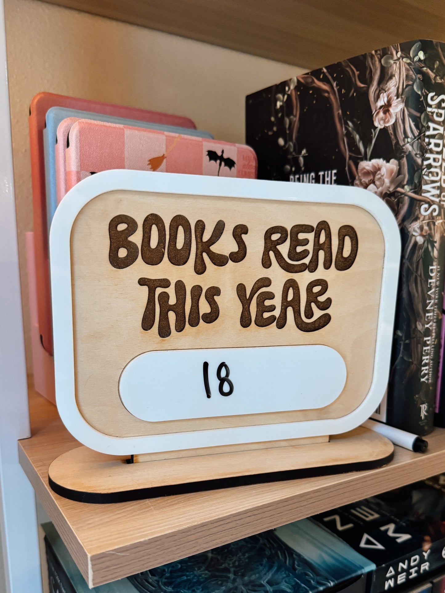 Books read this month/year tracker. Bookish gifts, book goods